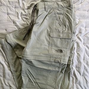 North face convertible hiking pants